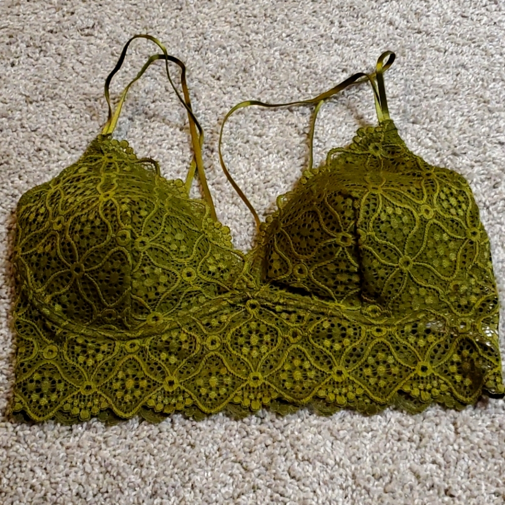 Green bralette